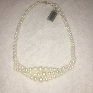 Pearl inspired Statement Necklace